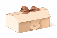 [EPS] 25套蛋糕小吃盒/礼品平面展开矢量盒子模版